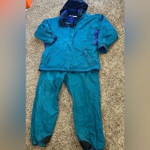 Vintage 90s Columbia Sportswear "Long's Peak" Ski Jacket & Matching Pants  XL